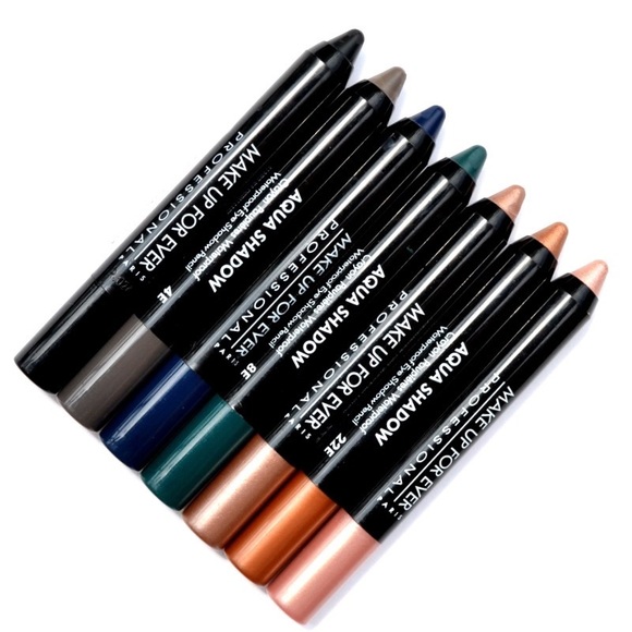 2pk Makeup Forever 28E Aqua Shadow Eye Pencil - Picture 2 of 4
